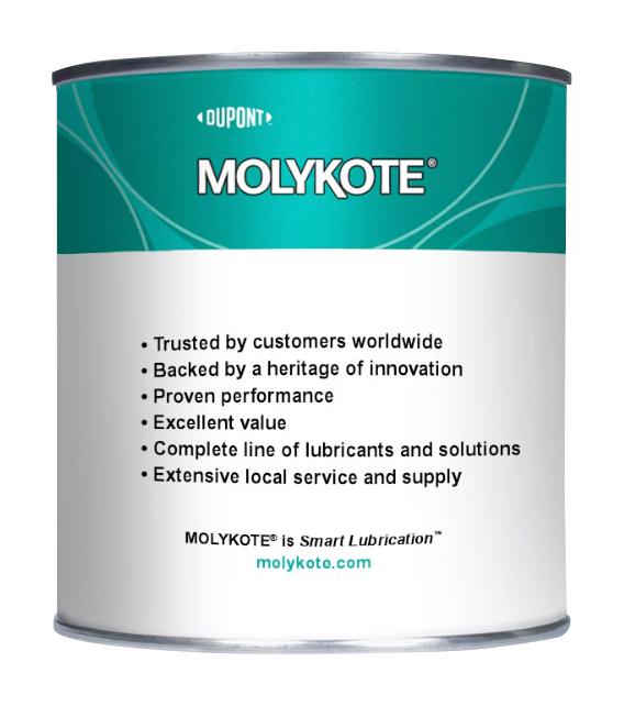 MOLYKOTE MOLYKOTE L-8030, 1KG Perfluoropolyether (PFPE) Lubricant, Transparent, -65 &deg;C to 150 &deg;C, Can, 1kg