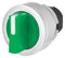 EAO 46-2W28.4CH0.001 Switch Actuator, 2 Position, 35mm, Green, EAO 46 Series 30.5mm Illuminated Selector Switches, IP65