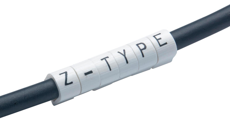 RAYCHEM - TE CONNECTIVITY 05801606 Wire Marker, Push On Pre Printed, 6, Black, Blue, 4.5mm, 2 mm