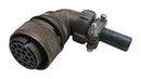 ITT CANNON CA3108R16S-8SF80 Circular Connector, CA Series, MIL-DTL-5015 Series, Right Angle Plug, 5 Contacts, Crimp Socket