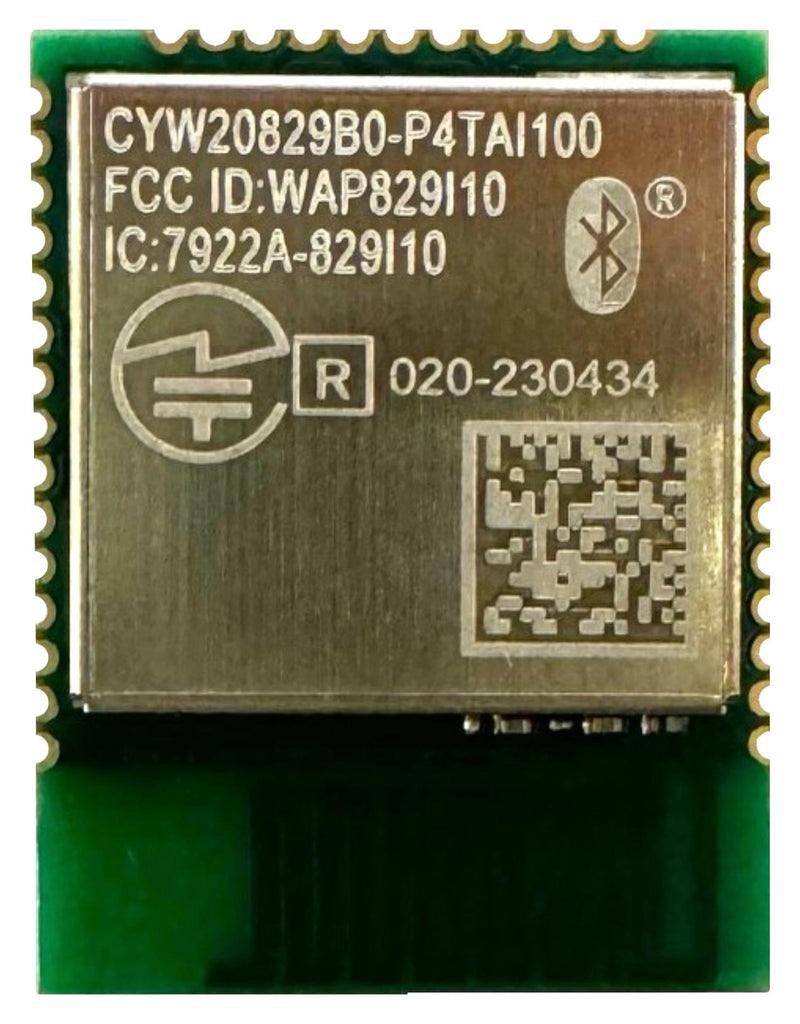 INFINEON CYW20829B0-P4TAI100 Bluetooth Module, BLE 5.4, Class 1/Class 2, 2 Mbps, -106 dBm, 2.75 to 3.6 V, -30 &deg;C to 85 &deg;C