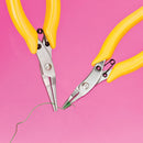 MULTICOMP PRO MP012512 Pliers, Hobby, Round Nose, Smooth Jaw, Comfortable Insulated Grips, Stainless Steel, 135 mm L