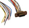 ITT CANNON MDM-15PH003L CABLE, MICRO D 15P PLUG-FREE END, 18"
