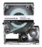 PANDUIT T050X000YKM-BK Label Printer Tape, Adhesive, Non-Laminated, Black on Clear, 9.1 m x 12 mm, Polyester