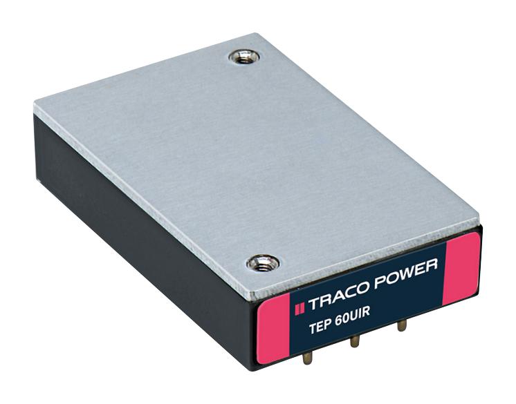 TRACO POWER TEP 60-7215UIR Isolated Through Hole DC/DC Converter, Railway, Quarter Brick, 12:1, 60 W, 1 Output, 24 V