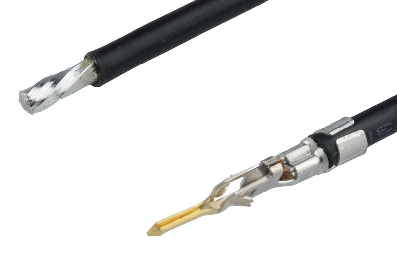 MOLEX 367693-061 Cable Assembly, 16 AWG, Micro-Fit Plus Crimp Terminal Pin to Free End, 11.8 ", 300 mm