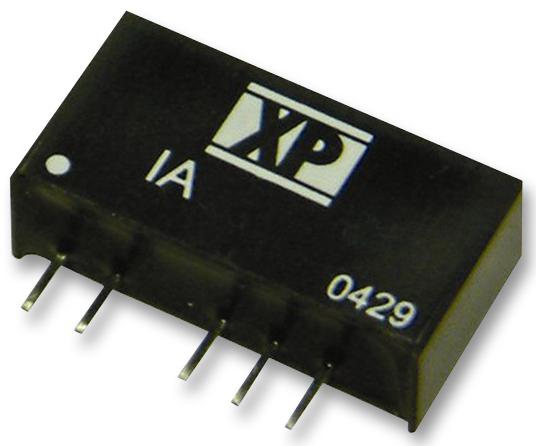 XP POWER IA2405S Isolated Through Hole DC/DC Converter, 1kV Isolation, ITE, 1:1, 1 W, 2 Output, 5 V, 100 mA