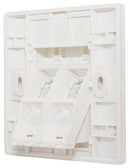 TUK KP45K2 Faceplate, Angled, Faceplate, Keystones & Back Boxes, 2, ABS (Acrylonitrile Butadiene Styrene) Body