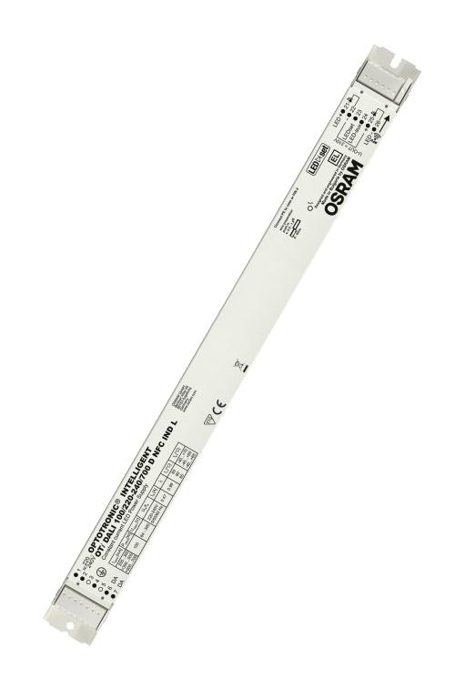 OSRAM OTI-DALI-100/220-240/700-D-NFC-INDL LED Driver, Dimmable, LED Lighting, 100 W, 300 V, 700 mA, Constant Current, 198 V