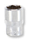 MULTICOMP PRO MP14-CRV12 Socket, Hex, 12mm, 1/4" Drive Size, Chrome Vanadium, DIN3120
