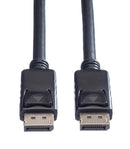 ROLINE 11.04.5609 Audio / Video Cable Assembly, DisplayPort Plug, DisplayPort Plug, 33 ft, 10 m, Black GTIN UPC EAN: 7611990186549