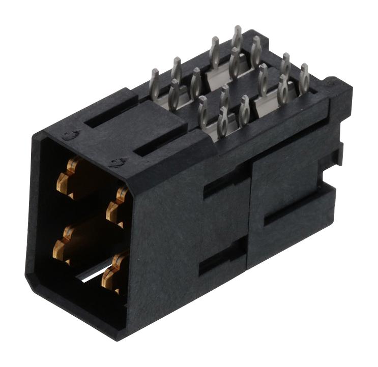 MOLEX 78211-1011 Connector, 4 Contacts, 2 mm, Header, Press Fit, 2 Rows