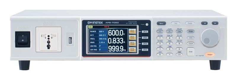 GW INSTEK APS-7050 AC Power Source, APS-7000 Series, 500 VA, 310 Vrms, 2.1 A, LAN, USB
