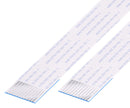 GCT 10-11-A-0254-C-4-08-4-T FFC / FPC Cable, 11 Core, 1 mm, Same Sided Contacts, 10 ", 254 mm, White