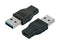 L-COM UAD31AMCF USB Adapter, USB Type C Receptacle, USB Type A Plug, USB 3.1