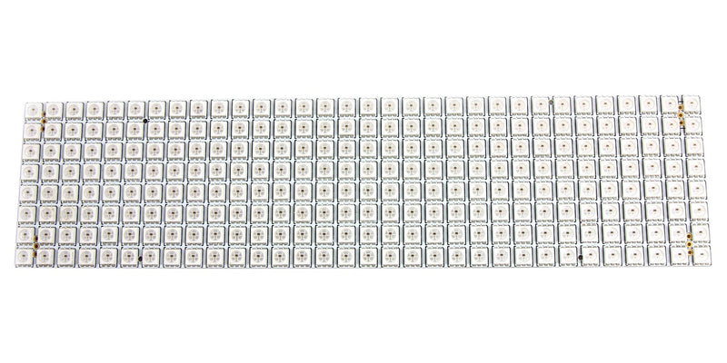 INTELLIGENT LED SOLUTIONS ILPR-K506-RGB1-32X08-SK105-01. LED Module, Board+LED, 256 LEDs, Rectangular, Red/Green/Blue, 5 VDC, 70 &deg;C