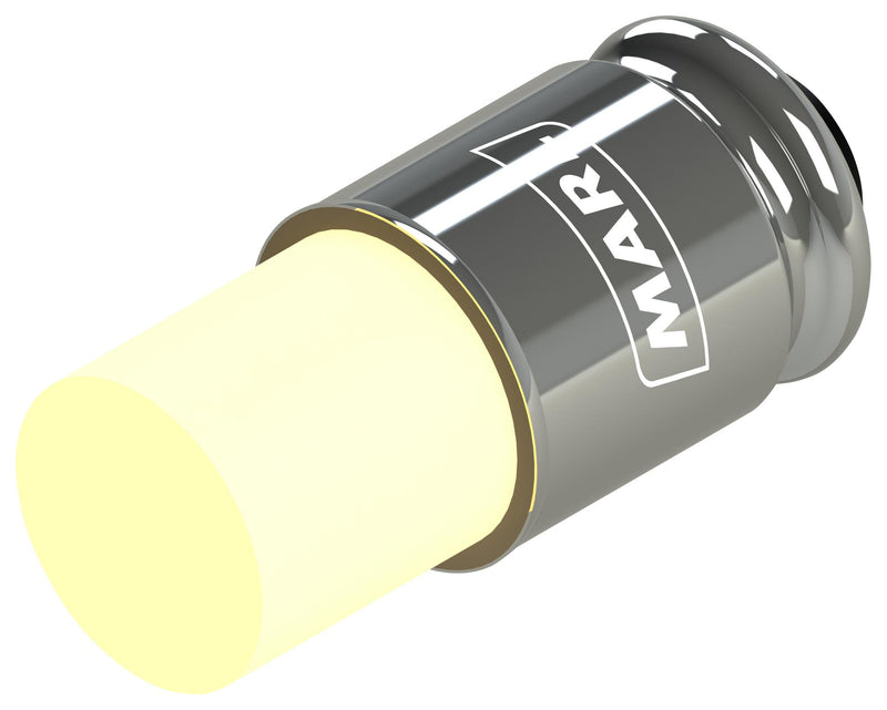 MARL 205-993-22-38 LED Replacement Lamp, Midget Groove / S5.7s, Warm White, T-1 3/4 (5mm)