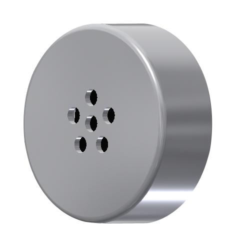 PUI AUDIO ROM-2235P-HD-R Microphone, Omnidirectional, 20 Hz to 20 kHz, 1 VDC to 10 VDC, 2.2 kohm, -35 dB, 500 &micro;A
