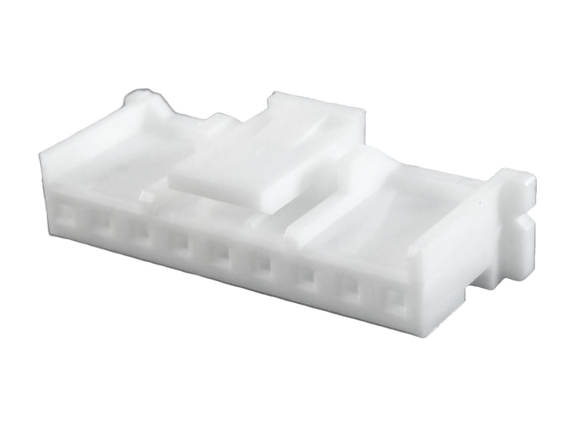 MULTICOMP PRO MP013305 Connector Housing, White, MP W2B LOCK 2MM, Receptacle, 9 Ways, 2 mm