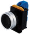 MULTICOMP PRO MPA204B-M1E10B Industrial Pushbutton Switch, 22.3 mm, SPST-NO, Off-On, Round Flush, Black