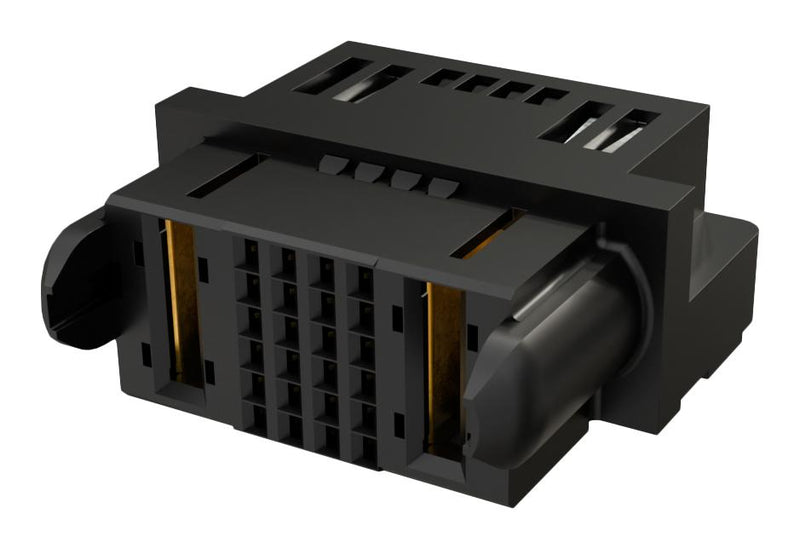 AMPHENOL COMMUNICATIONS SOLUTIONS 10169892-240000SLF RECT PWR CONN, R/A RCPT, 18S+6P, PCB