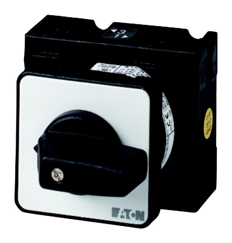 EATON MOELLER T0-2-15367/E Rotary Switch, Momentary, 2 Position, 2 Pole, 45 &deg;, 20 A, 690 V, T0 Series