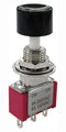 MULTICOMP PRO MP-PB8-AA22A1QE-3 Pushbutton Switch, SPDT, On-On, Round Plunger, Black