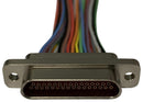 MULTICOMP PRO MP013361 Micro D Cable Assembly, 26AWG, Micro-D Receptacle to Free End, 31 Ways, 36 ", 915 mm, MP Micro-D