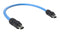 AMPHENOL COMMUNICATIONS SOLUTIONS MSPE-C2L0-BA010 Ethernet Cable, SPE Plug to SPE Plug, 1 m, 3.3 ft