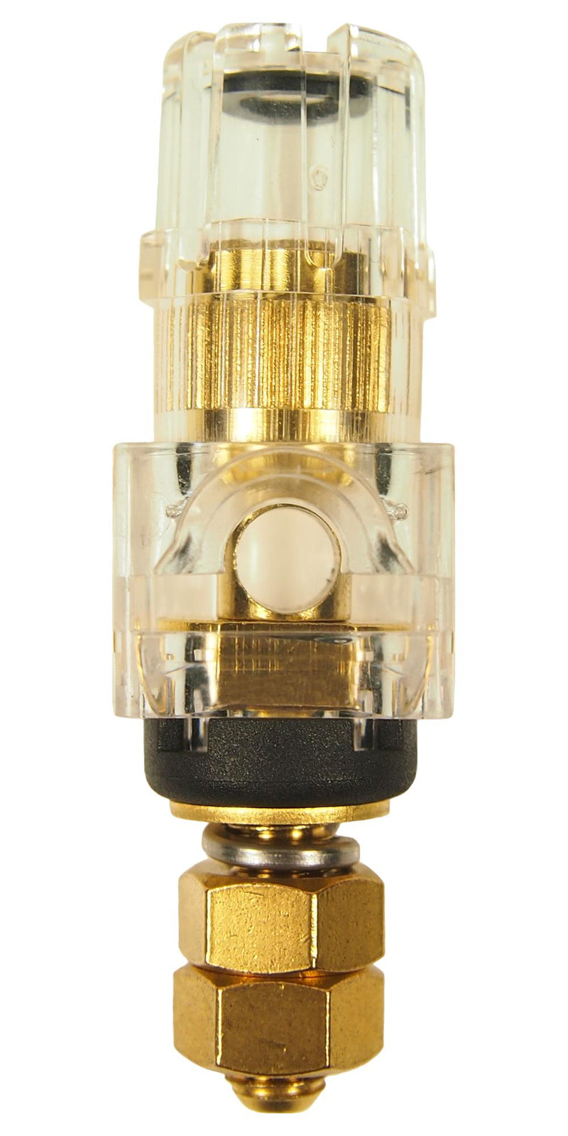 MULTICOMP PRO MP - CL159802A Binding Post, 60 A, Gold Plated Contacts, Panel Mount, Black, Transparent