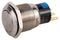 MULTICOMP PRO MPF24S1-22G30NFS000 Vandal Resistant Switch, MPF Series, 19 mm, SPST-NO, SPST-NC, Maintained, Round Flush, Natural