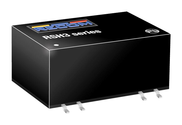 RECOM POWER RSH3-1212D/H2 Isolated Surface Mount DC/DC Converter, ITE, Surface Mount DIP, 3 W, 2 Output, 12 V