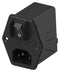 CORCOM - TE CONNECTIVITY 10HPEGD1-HG Filtered IEC Power Entry Module, IEC C18, Medical, 10 A, 250 VAC, DPST, Dual 8-1609158-4