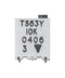 VISHAY TS63Y101KR10 Trimmer, Multi Turn, Cermet, Top Adjust, 100 ohm, Surface Mount, 15 Turns
