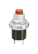 GRAYHILL 4001 Pushbutton Switch, 4000 Series, SPST-NO, Off-(On), Round Plunger, Red