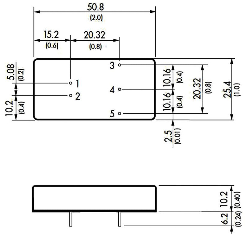 TRACO POWER TEL 15-1223 Isolated Through Hole DC/DC Converter, ITE, DIP, 2:1, 15 W, 2 Output, 15 V