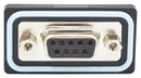 NORCOMP SDF-R09-213L461 D Sub Connector, IP67, Standard, Receptacle, NANOOK Series, 9 Contacts, DE, Solder