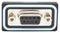 NORCOMP SDF-R09-213L461 D Sub Connector, IP67, Standard, Receptacle, NANOOK Series, 9 Contacts, DE, Solder
