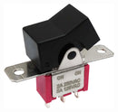 MULTICOMP PRO MP-R2-2B-A-5-10 Rocker Switch, Miniature, On-On, SPDT, Non Illuminated, Panel Mount, Black