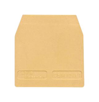 HELLERMANNTYTON CB.50/PT Accessory, Hellermanntyton CBD.50 Feed Through Rail Mount Terminal Blocks, End Section, CB Series