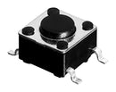GRAYHILL 95C06C3RAT TACTILE SW, SPST-NO, 0.05A, 12V, 160GF
