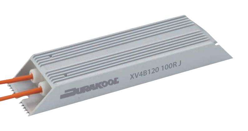 DURAKOOL XV4-B300 20R J Resistor, 20 ohm, XV4 Series, 300 W, &plusmn; 5%, Wire Leaded, 1 kVDC
