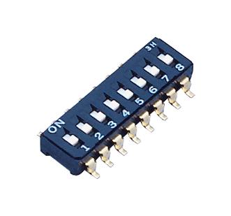 Nidec Components CFS-0800TA CFS-0800TA DIP / SIP Switch 8 Circuits Slide Surface Mount 8PST-NO 6 V 100 mA