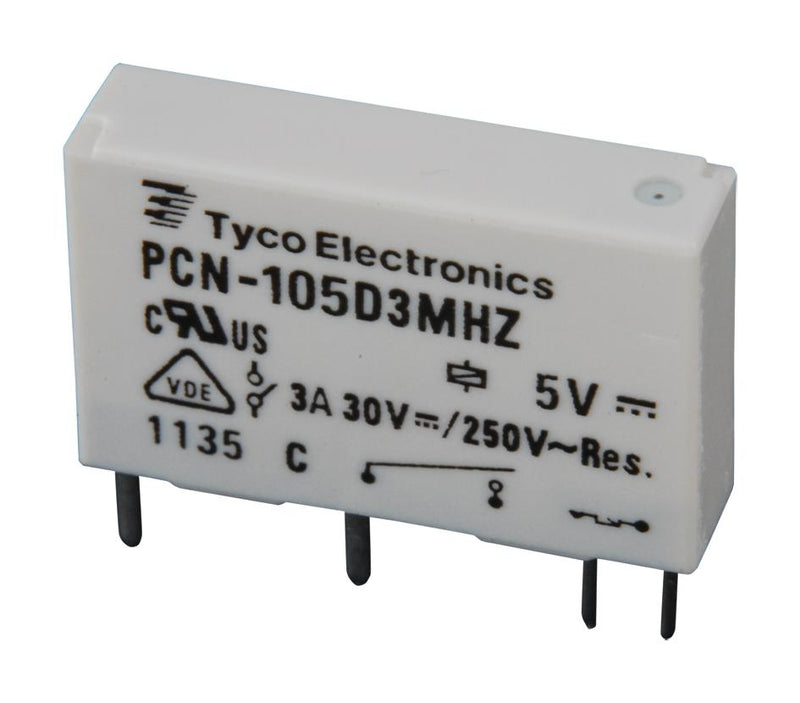 OEG - TE CONNECTIVITY PCN-105D3MHZ RELAY, SPST-NO, 250VAC, 30VDC, 3A