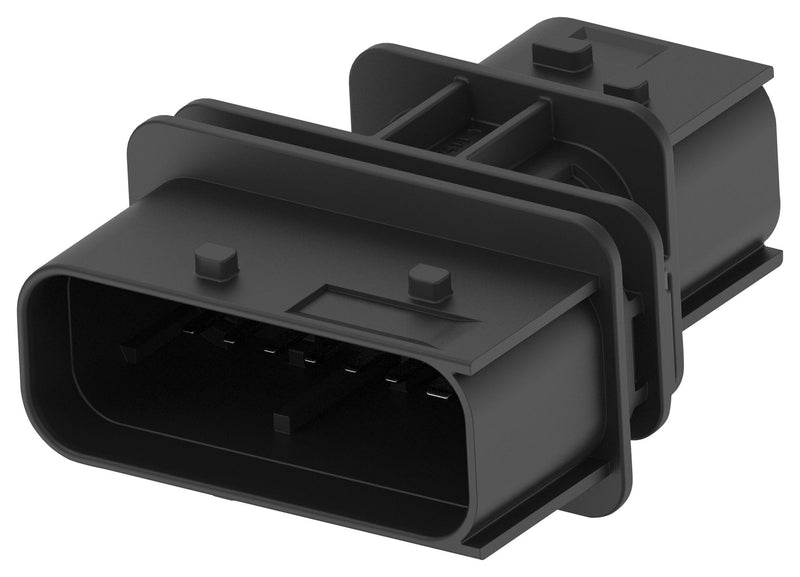 AMP - TE Connectivity 2365741-1 2365741-1 Automotive Connector Heavy Duty Sealed Series Panel Mount Header 16 Contacts New
