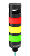 BANNER ENGINEERING TL70POE3AQPD TOWER LIGHT, BLUE/GREEN/RED, 104DB, 57V