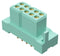 POSITRONIC DF10F30/AA RECT PWR CONN, RCPT, 10POS, 2ROW, PCB