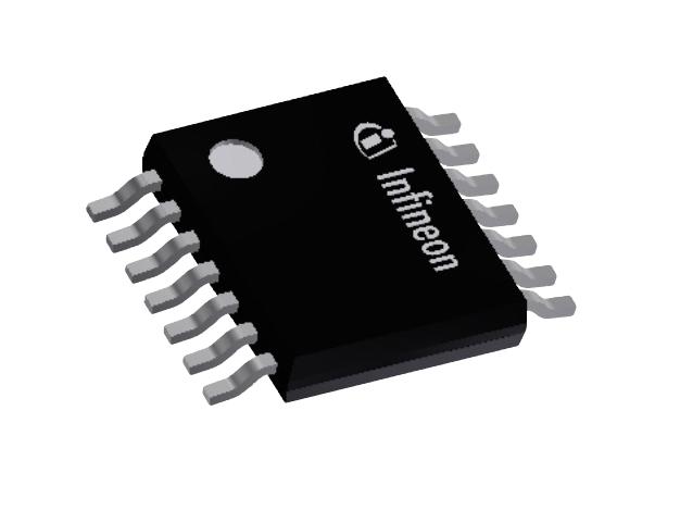 INFINEON BTS70102EPAXUMA1 Power Load Distribution Switch, AECQ100, High Side, Active High, 1 Out, 5.5V, 760mA, 0.12ohm, SSOP-5 BTS7010-2EPA, SP001225128