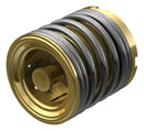 HUBER+SUHNER 81"PGPBX-X50-0-W4/111"NY RF / Coaxial Connector, Height above PCB 7.5mm, PGPBX, Straight Plug, Surface Mount, 50 ohm