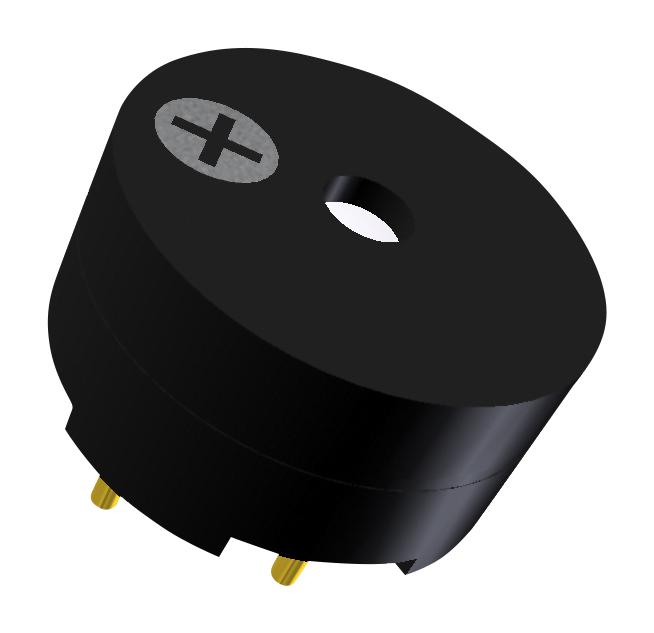 PUI AUDIO AT-0927-TT-6-R Transducer, Buzzer, 2.73 kHz, 80 mA, 2 V to 4 V, 85 dBA, Through Hole